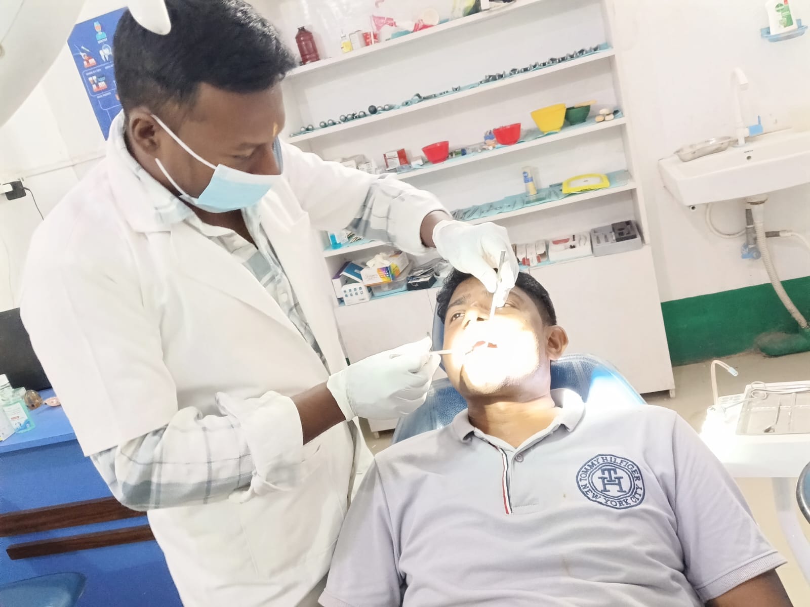 Comfortable treatment room at Happy Dental Clinic